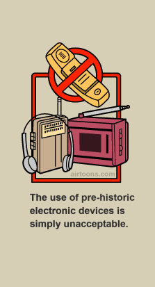 Old electronics are bad news.